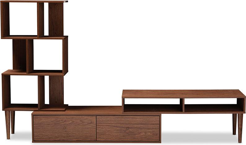 Wholesale Interiors TV & Media Units - Haversham Mid-century Retro Modern TV Stand Entertainment Center and Display Unit