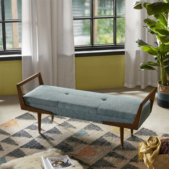 Olliix.com Benches - Bench Blue/Pecan