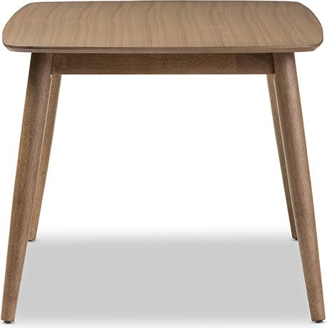 Wholesale Interiors Dining Tables - Edna Mid-Century Modern French "Oak" Light Brown Finishing Wood Dining Table