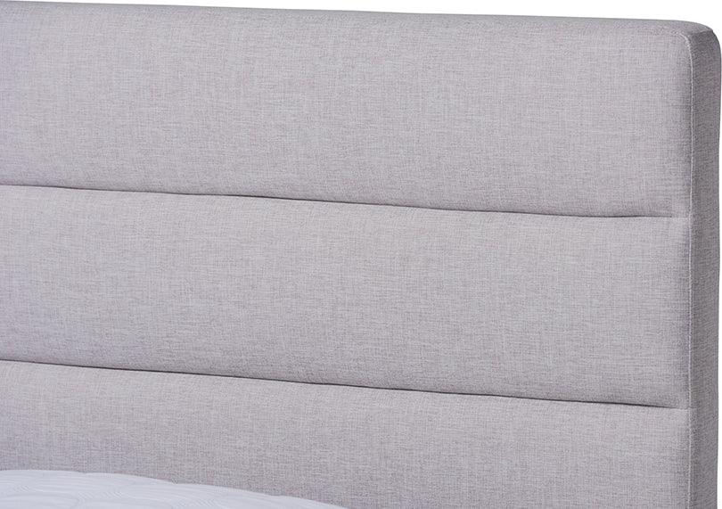 Wholesale Interiors Beds - Erlend King Bed Grayish Beige