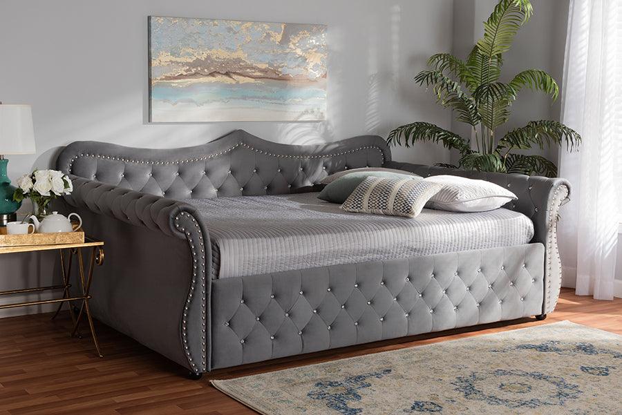 Wholesale Interiors Daybeds - Abbie 93.7" Daybed Gray
