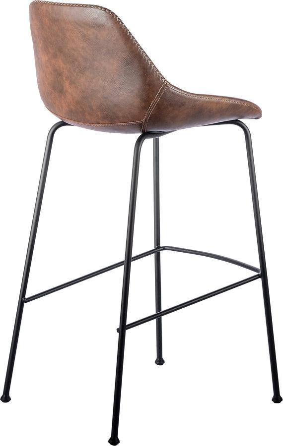 Euro Style Barstools - Corinna Bar Stool in Vintage Brown - Set of 2