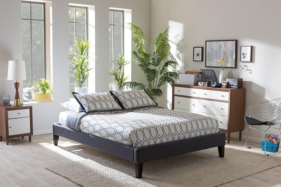 Wholesale Interiors Beds - Lancashire Full Bed Dark Gray