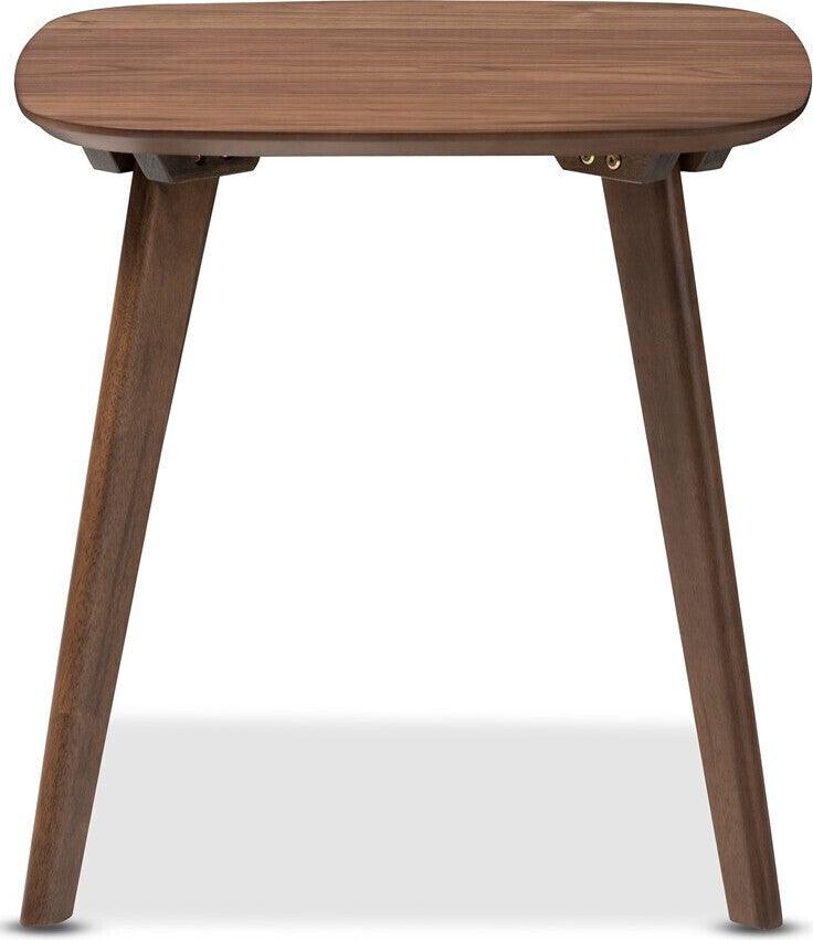 Wholesale Interiors Side & End Tables - Dahlia End Table Walnut