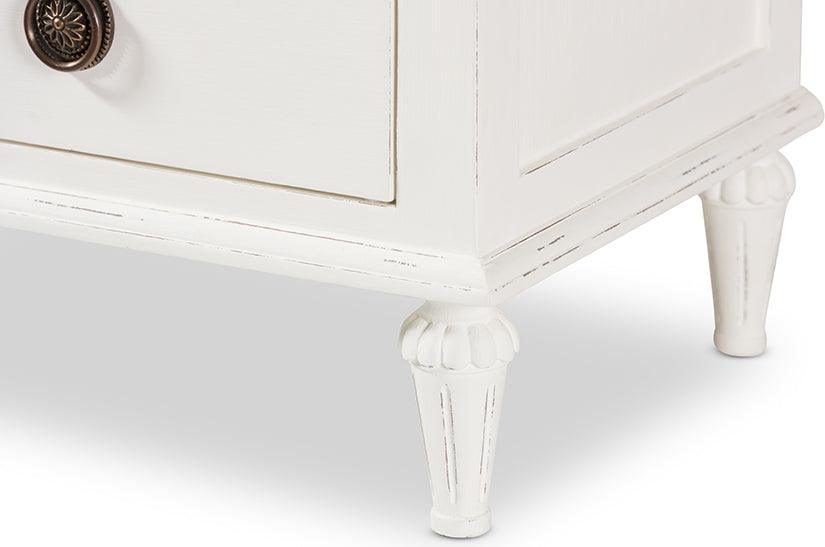 Wholesale Interiors Nightstands & Side Tables - Venezia Nightstand White