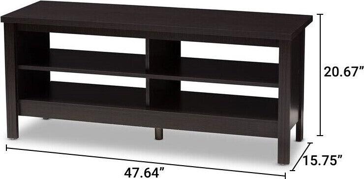 Wholesale Interiors TV & Media Units - Sloane TV Stand Wenge Brown