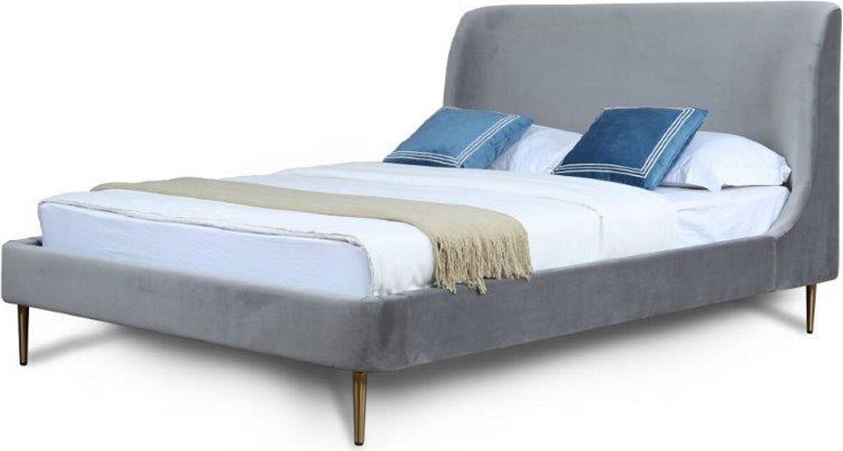 Manhattan Comfort Beds - Heather Queen Bed Gray
