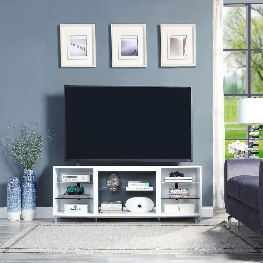 Manhattan Comfort TV & Media Units - Brighton 60" TV Stand in White