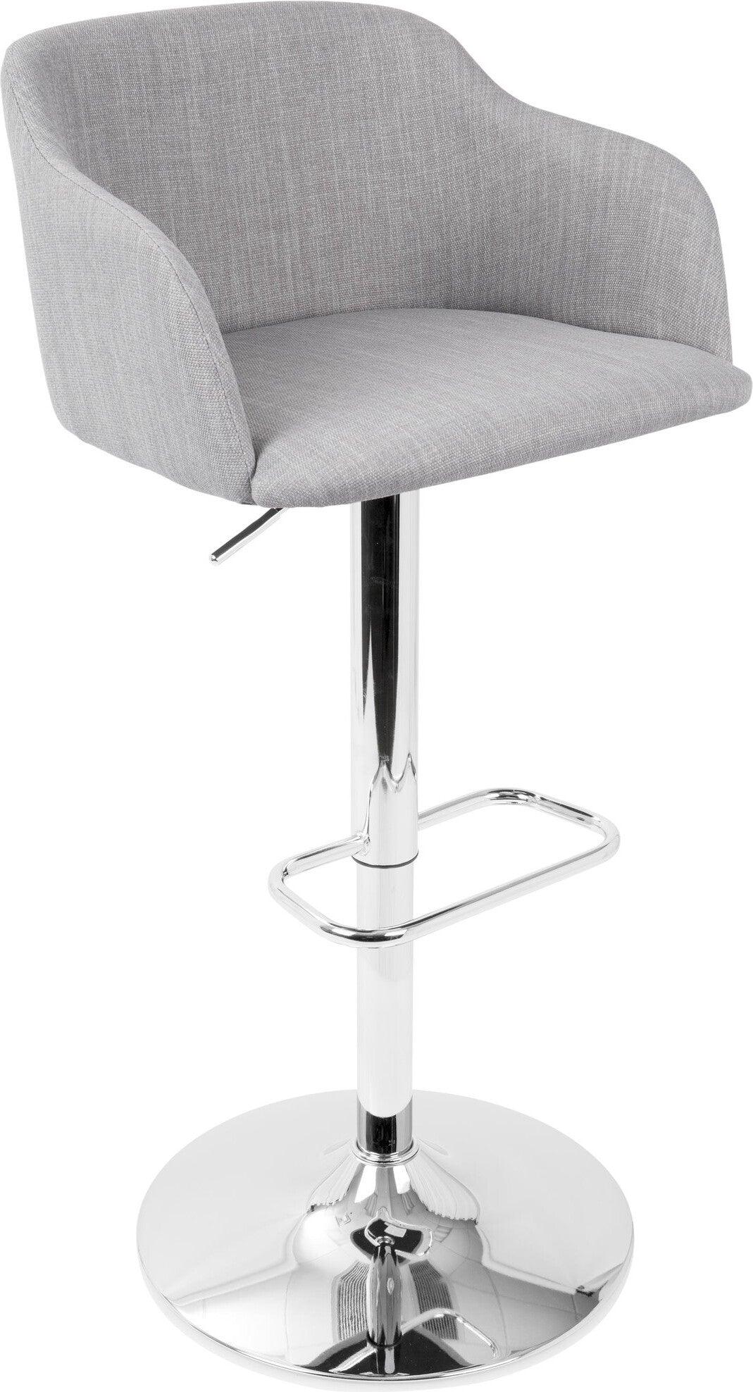 Lumisource Barstools - Daniella Barstool Light Gray