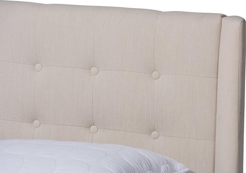 Wholesale Interiors Beds - Naya King Bed Beige