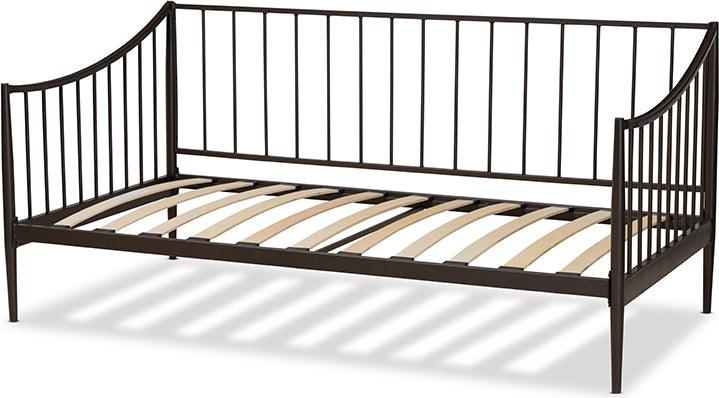 Wholesale Interiors Daybeds - Rupert Vintage Industrial Black Metal Daybed