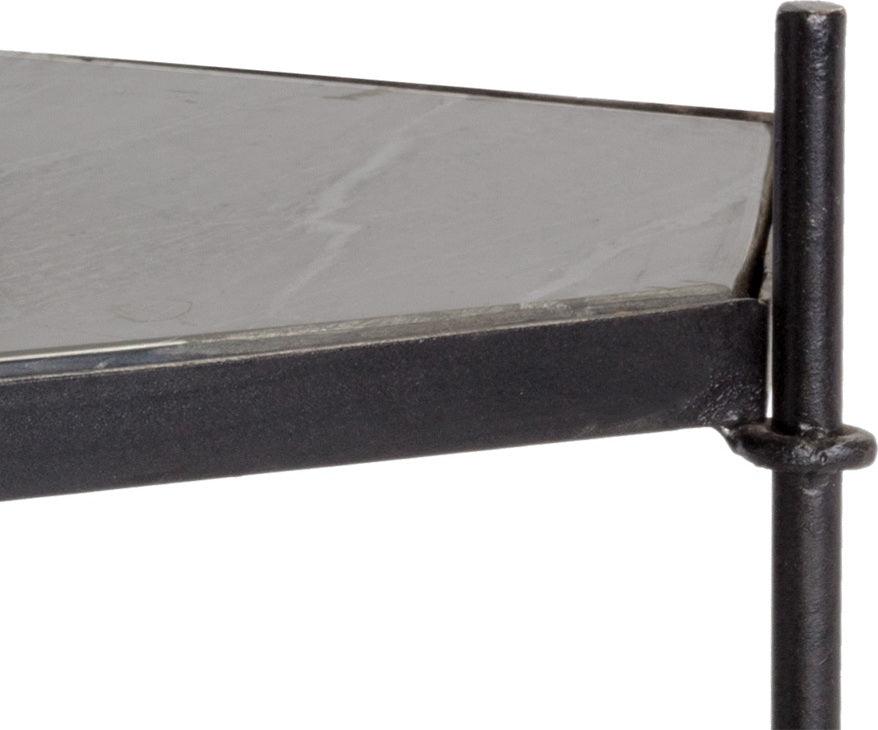 SUNPAN Side & End Tables - Hexall Side Table Black Marble