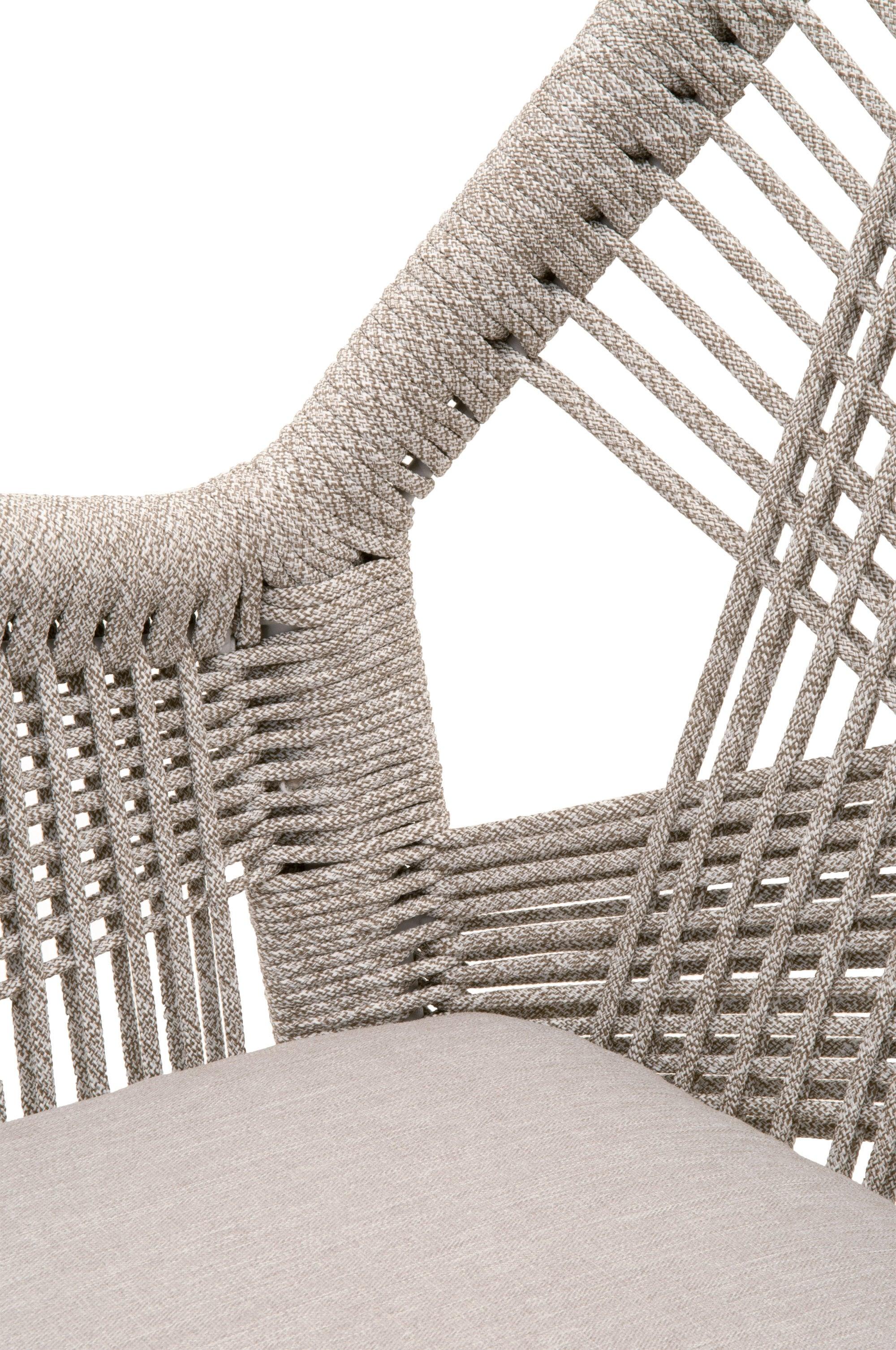 Essentials For Living Dining Chairs - Loom Arm Chair Taupe (Set of 2)