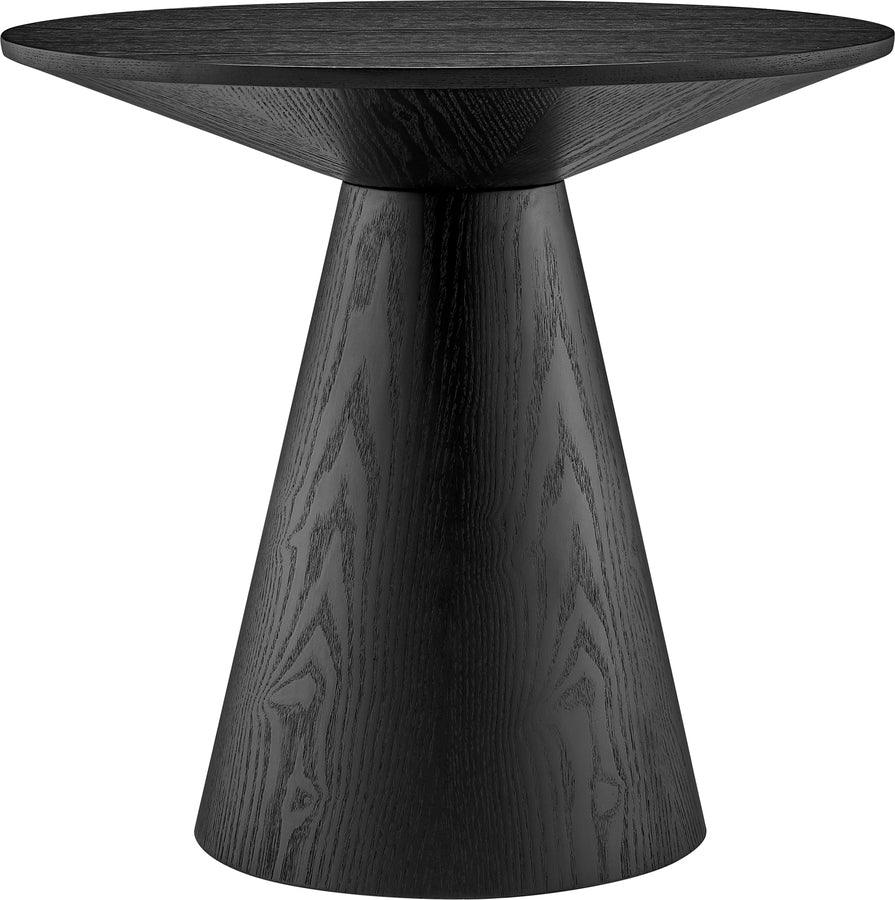 Euro Style Side & End Tables - Wesley 24" Round Side Table in Matte Black