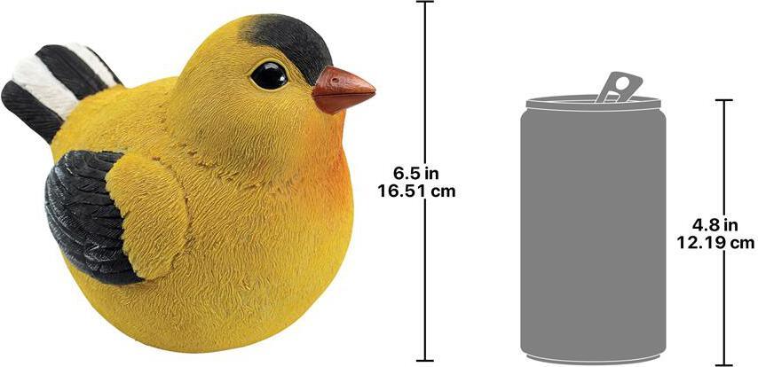 Design Toscano Statues - Goldfinch Burly Bird Statue
