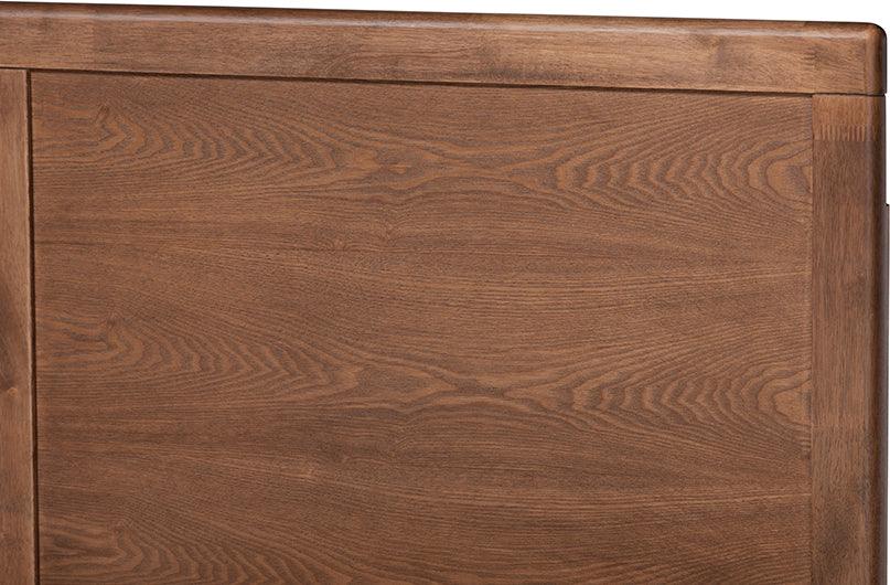 Wholesale Interiors Beds - Eloise Queen Bed Light Gray & Ash Walnut