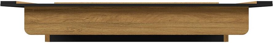 Manhattan Comfort TV & Media Units - Camberly 62.36 Floating Entertainment Center in Matte Black and Cinnamon