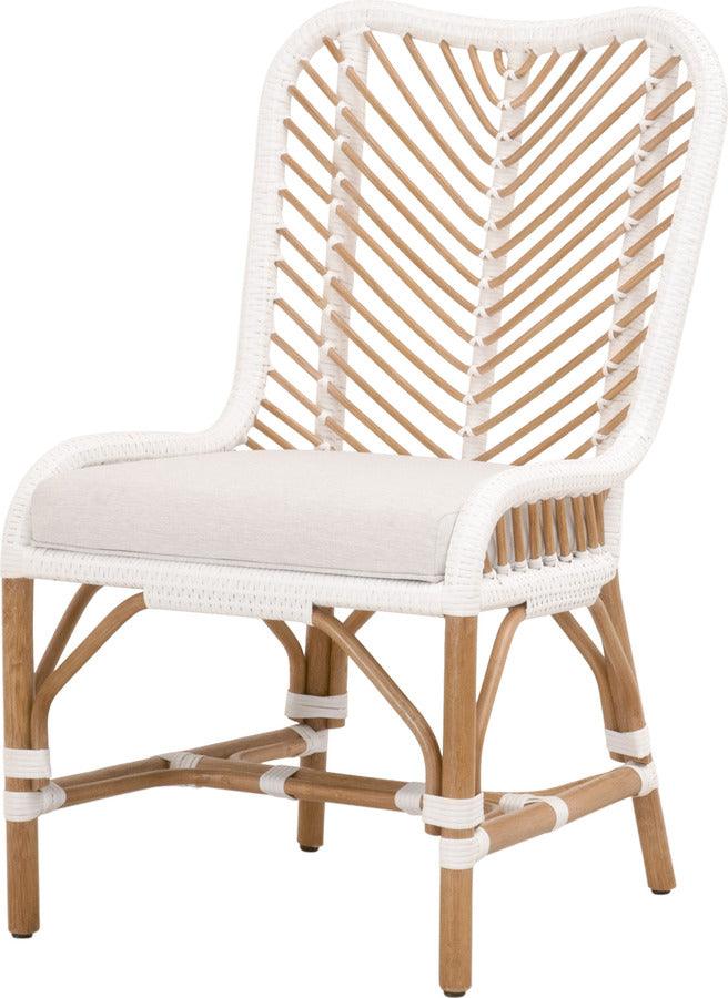 Essentials For Living Outdoor Dining Chairs - Laguna Dining Chair White, Set of 2