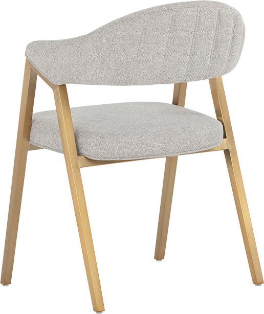 SUNPAN Dining Chairs - Burgos Dining Armchair - Belfast Heather Grey