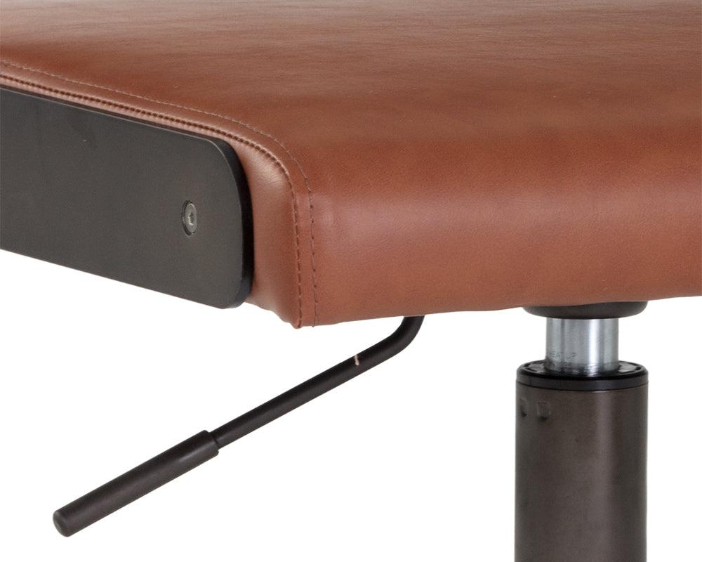 SUNPAN Task Chairs - Davis Office Chair Dark Bronze Rust Tan