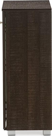 Wholesale Interiors Buffets & Cabinets - Mason Contemporary Dark Brown Multipurpose Storage Cabinet Sideboard