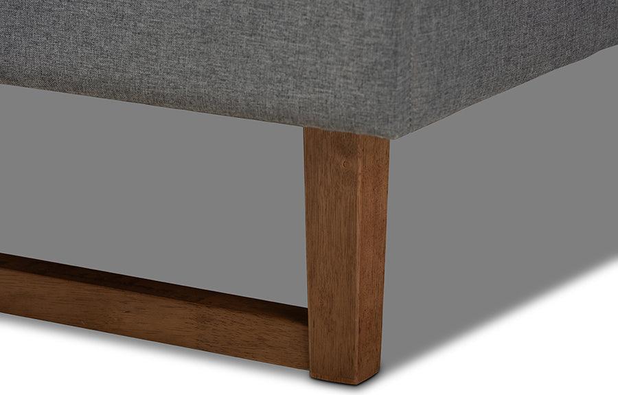 Wholesale Interiors Beds - Ayla King Bed Gray & Walnut