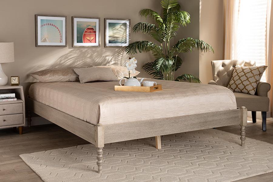 Wholesale Interiors Beds - Cielle Full Bed Antique White