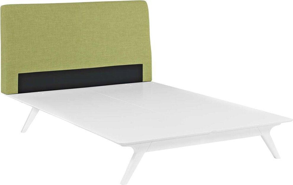 Modway Beds - Tracy Queen Bed White And Green