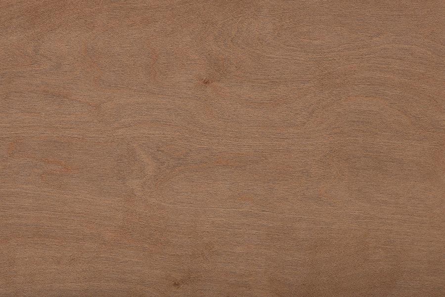 Wholesale Interiors Beds - Decker Mid-Century Modern Walnut Brown Finished Wood Queen Size Platform Bed