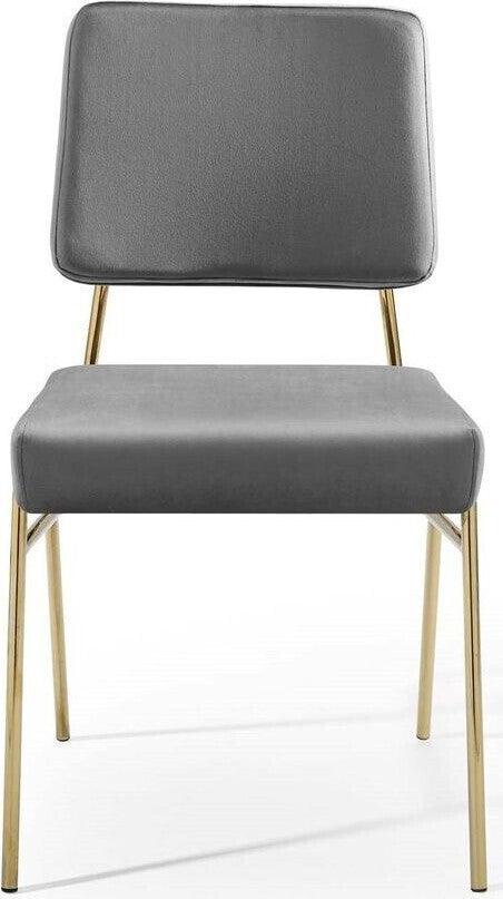 Modway Dining Chairs - Craft Performance Dining Side Chair Gold & Gray