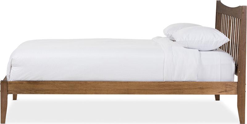 Wholesale Interiors Beds - Edeline King Bed Walnut Brown