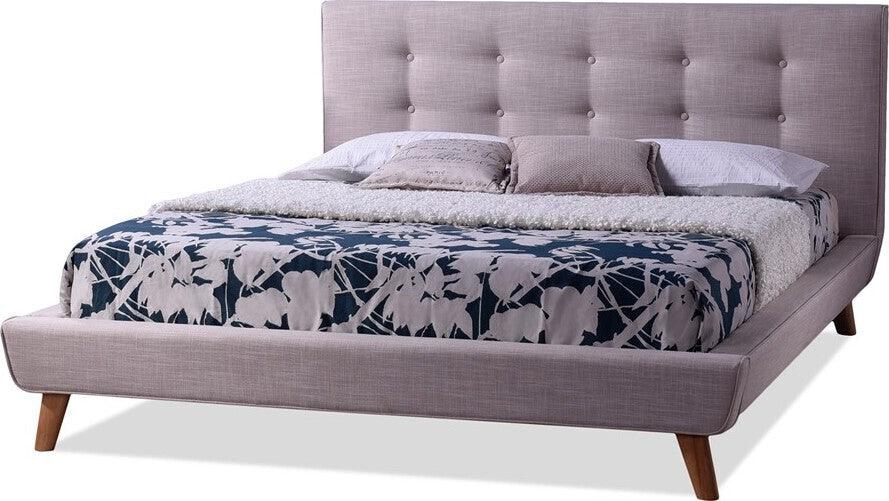 Wholesale Interiors Beds - Jonesy Full Bed Beige