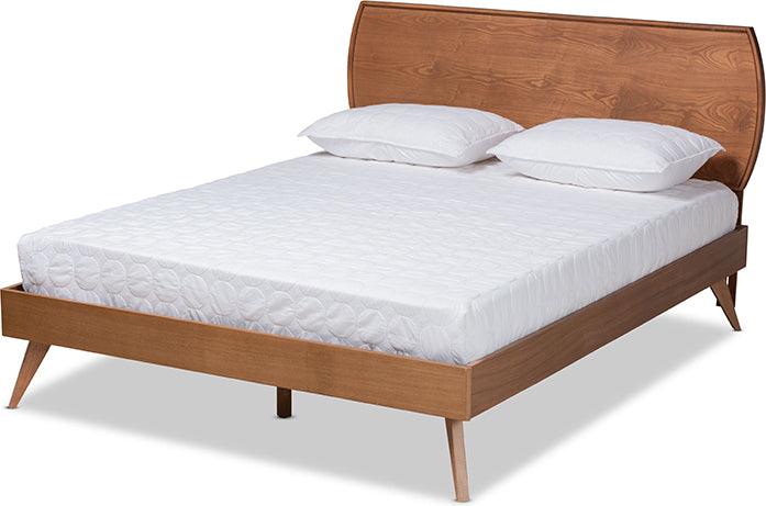 Wholesale Interiors Beds - Aimi Full Bed Walnut Brown