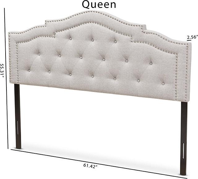 Wholesale Interiors Headboards - Edith Queen Headboard Grayish Beige