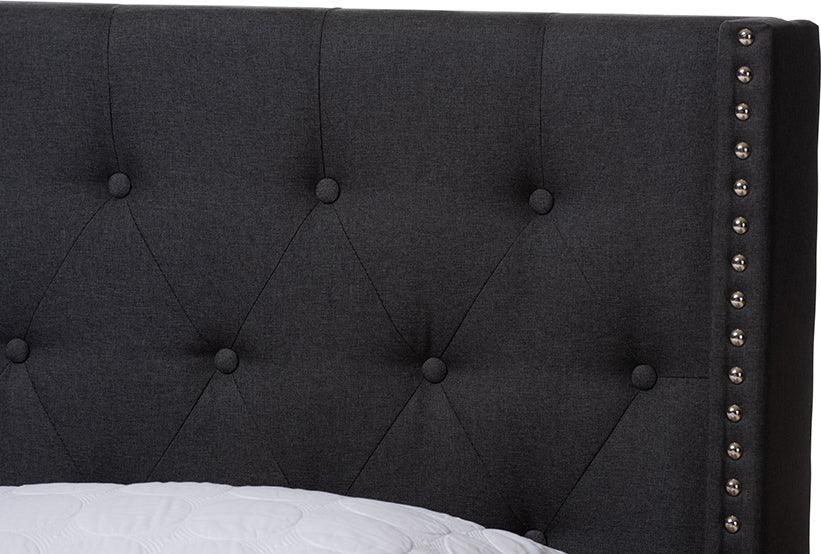 Wholesale Interiors Beds - Brady Full Bed Charcoal Gray