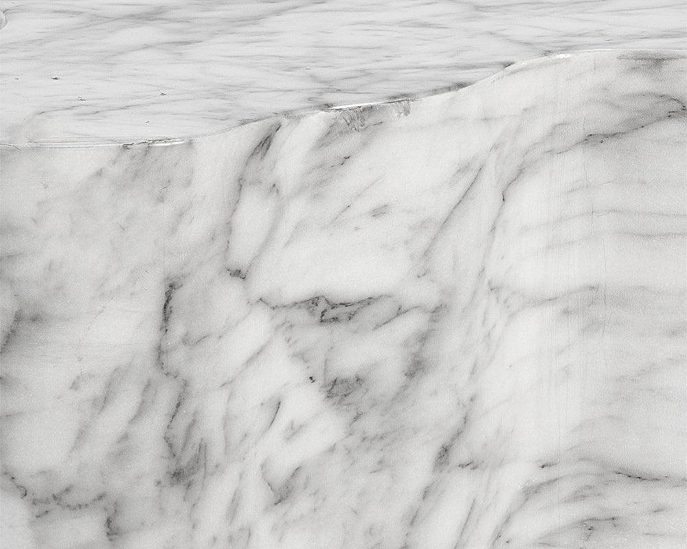 SUNPAN Side & End Tables - Ava End Table - Large - Marble Look