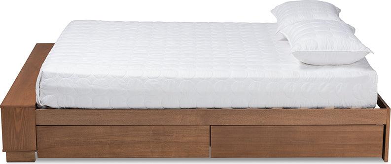 Wholesale Interiors Beds - Arthur Queen Bed Ash walnut