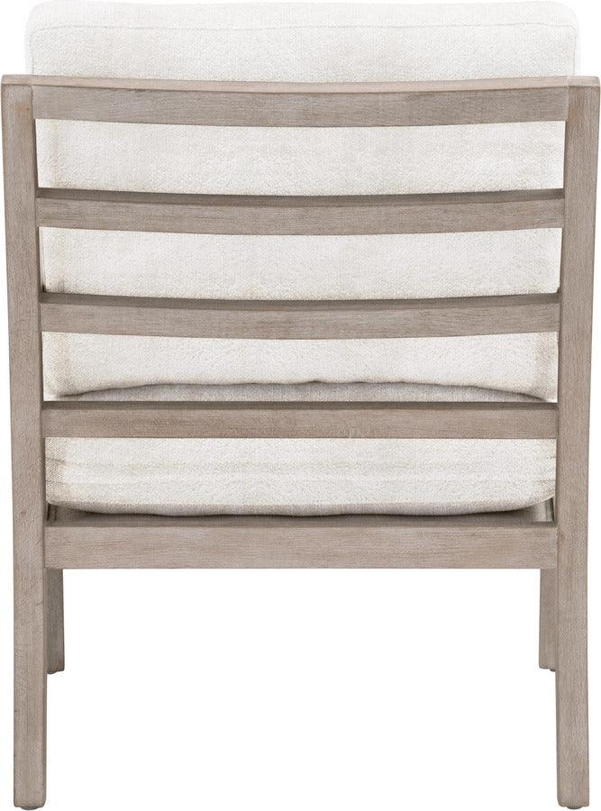 Essentials For Living Accent Chairs - Stratton Club Chair Natural Gray Beech & Boucle Snow