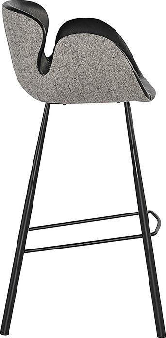 SUNPAN Barstools - Waldo Barstool - Nightfall Black / November Grey