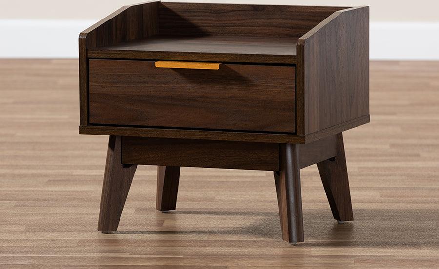 Wholesale Interiors Nightstands & Side Tables - Lena Nightstand Walnut