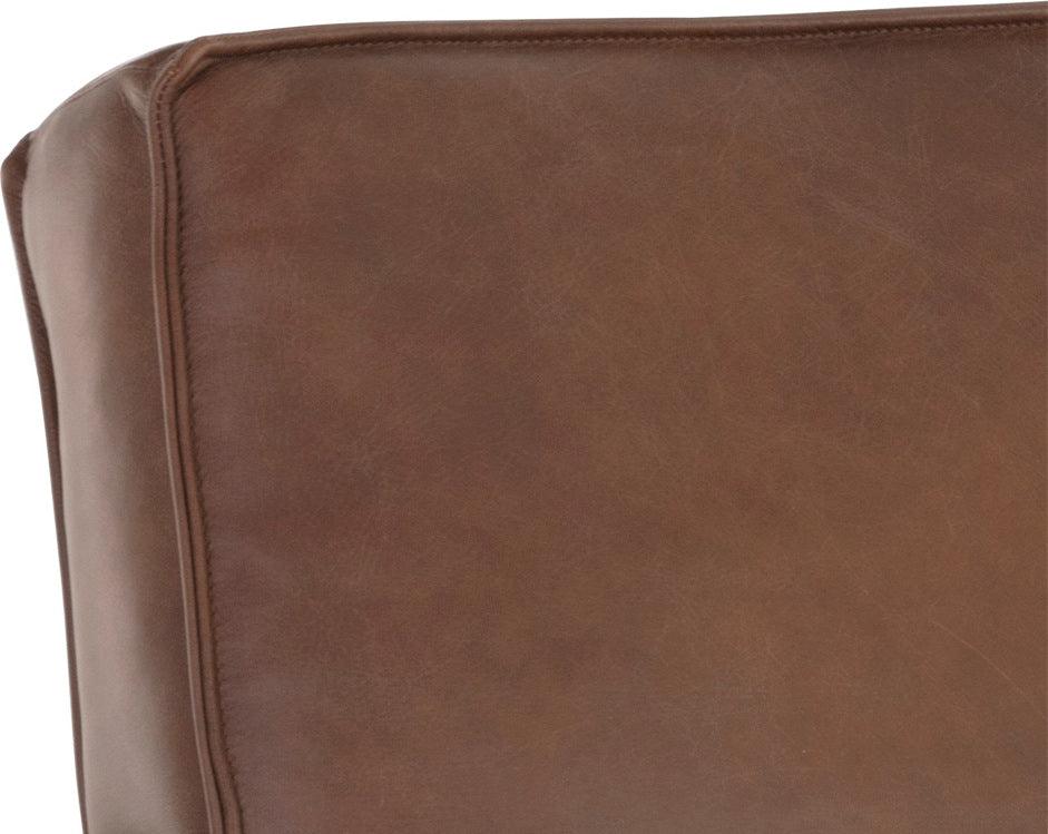 SUNPAN Accent Chairs - Kristoffer Lounge Chair Vintage Caramel Leather