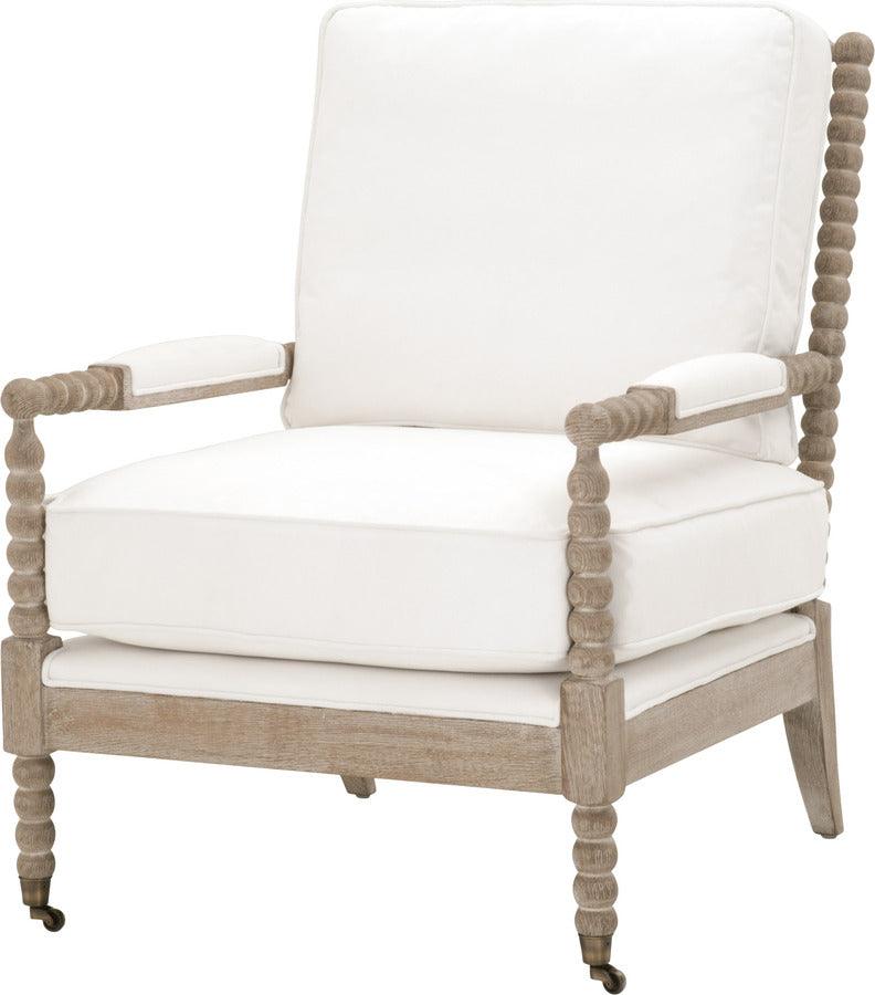 Essentials For Living Accent Chairs - Rouleau Club Chair Natural Gray Oak