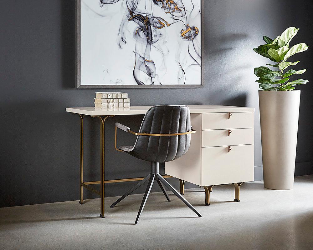 SUNPAN Desks - Celine Desk Cream Wood