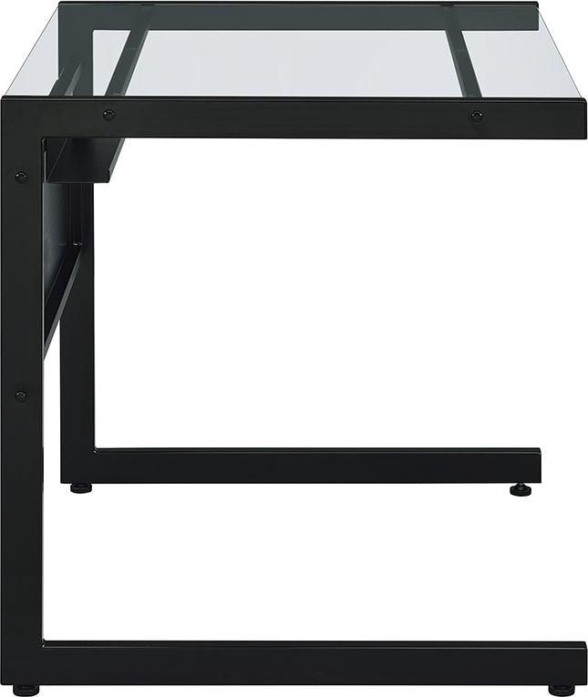 Euro Style Desks - Caesar 34"x28" Desk Black