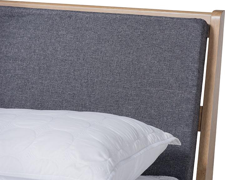 Wholesale Interiors Beds - Emile King Bed Gray & Natural