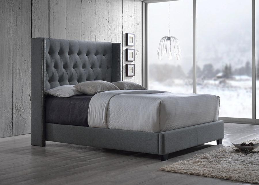 Wholesale Interiors Beds - Katherine King Bed Gray