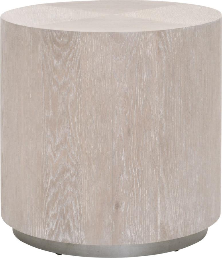 Essentials For Living Side & End Tables - Roto Large End Table Natural Gray