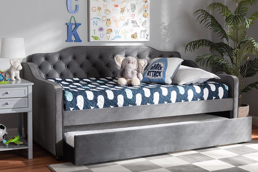 Wholesale Interiors Daybeds - Freda 83.46" Daybed Gray