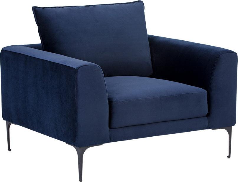 SUNPAN Accent Chairs - Virgo Armchair Metropolis Blue