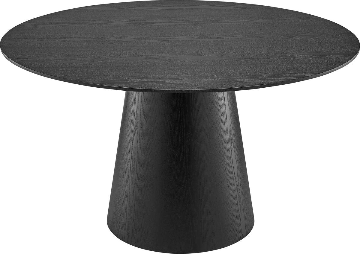 Euro Style Dining Tables - Wesley 53" Round Dining Table in Matte Black